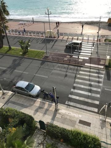 91 Promenade Des Anglais Le Stellamar Nice Bagian luar foto